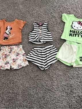 Bundle of 3 set of Girl Outfits - all size 18M